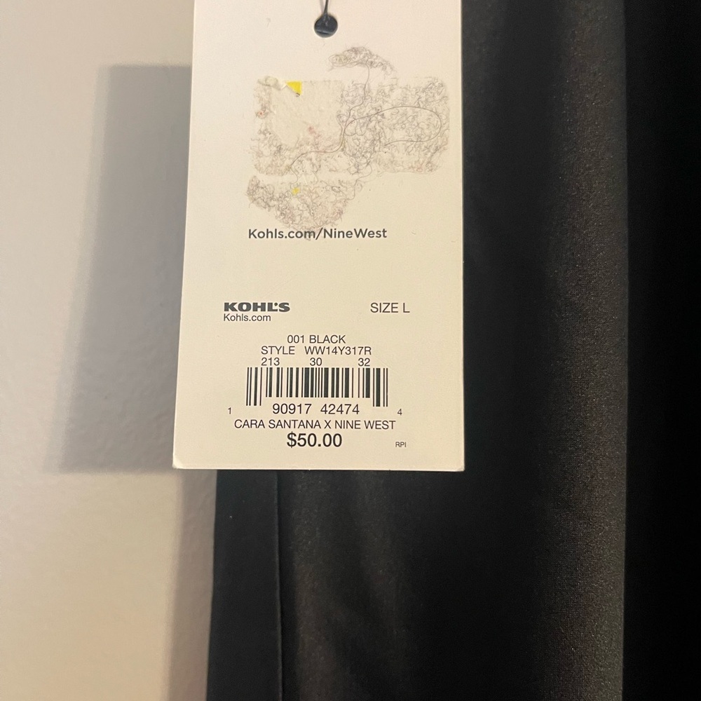 Nine West Classic Black A-Line Skirt - Picture 3 of 8